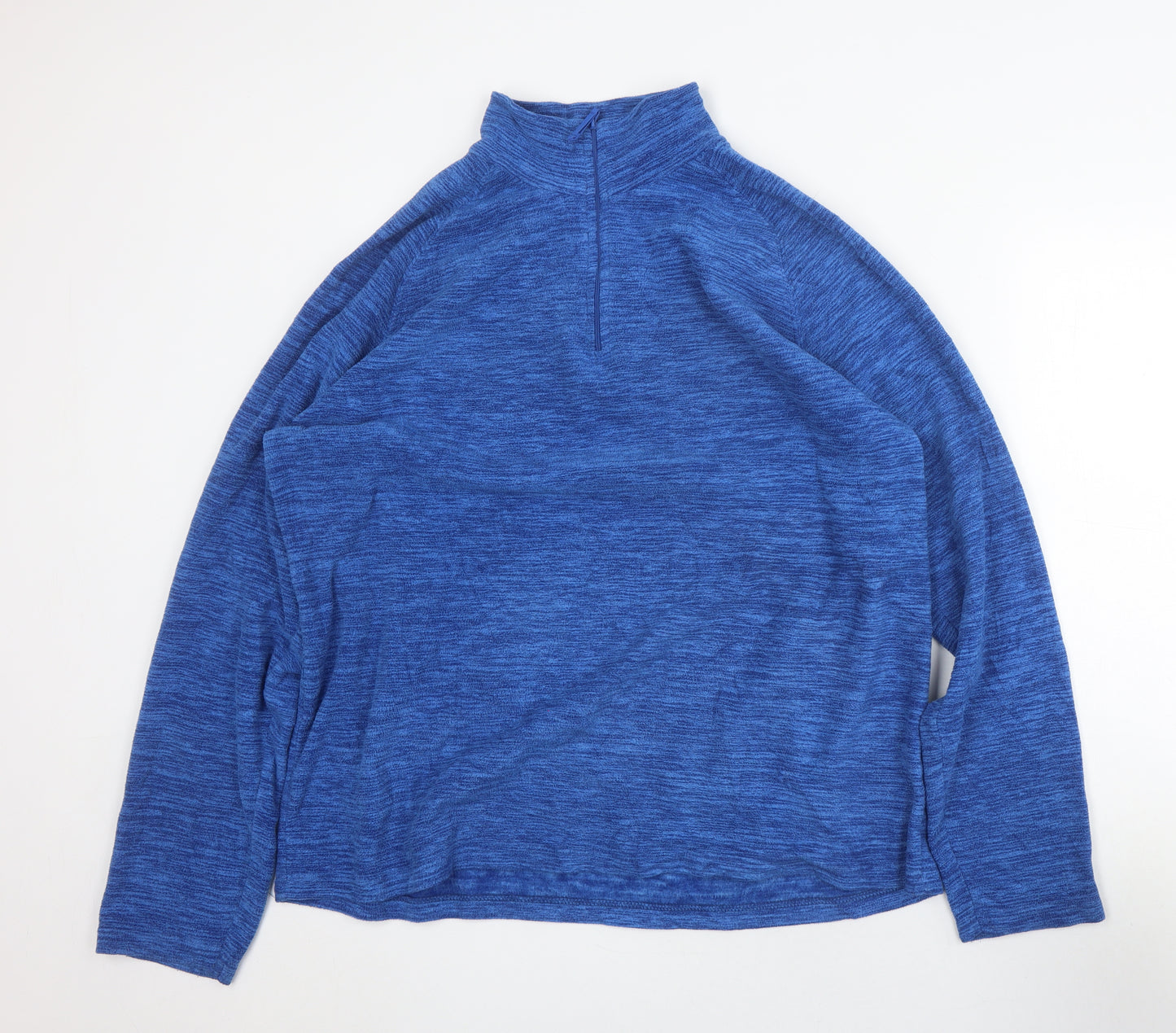 Mountain Warehouse Men's Blue XL Fleece Pullover Sweatshirt