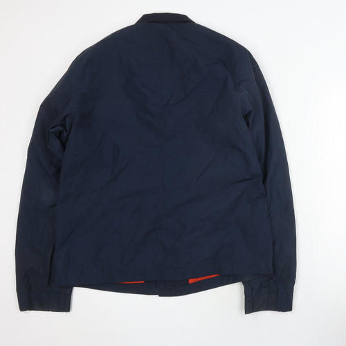 Native Youth Men's Blue Bomber Jacket XL Stand-Up Collar
