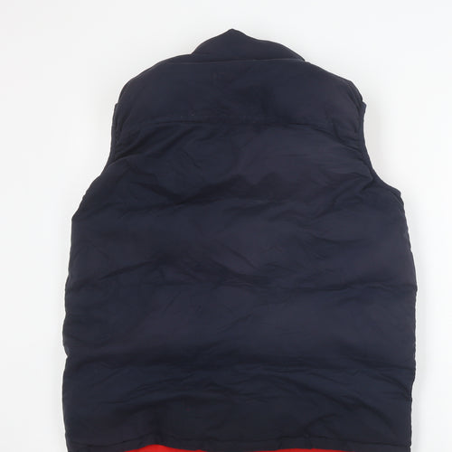 CAT Women Blue Puffer Waistcoat Size 14
