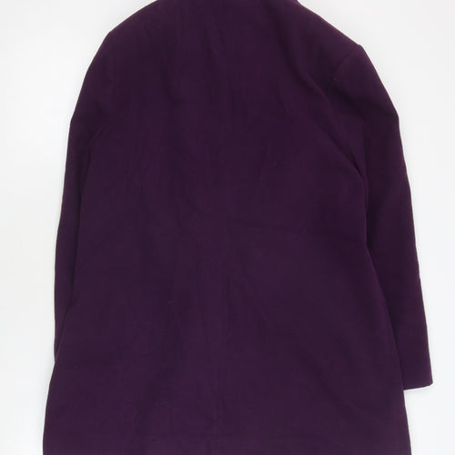 Debenhams Women's Purple Overcoat Size 16