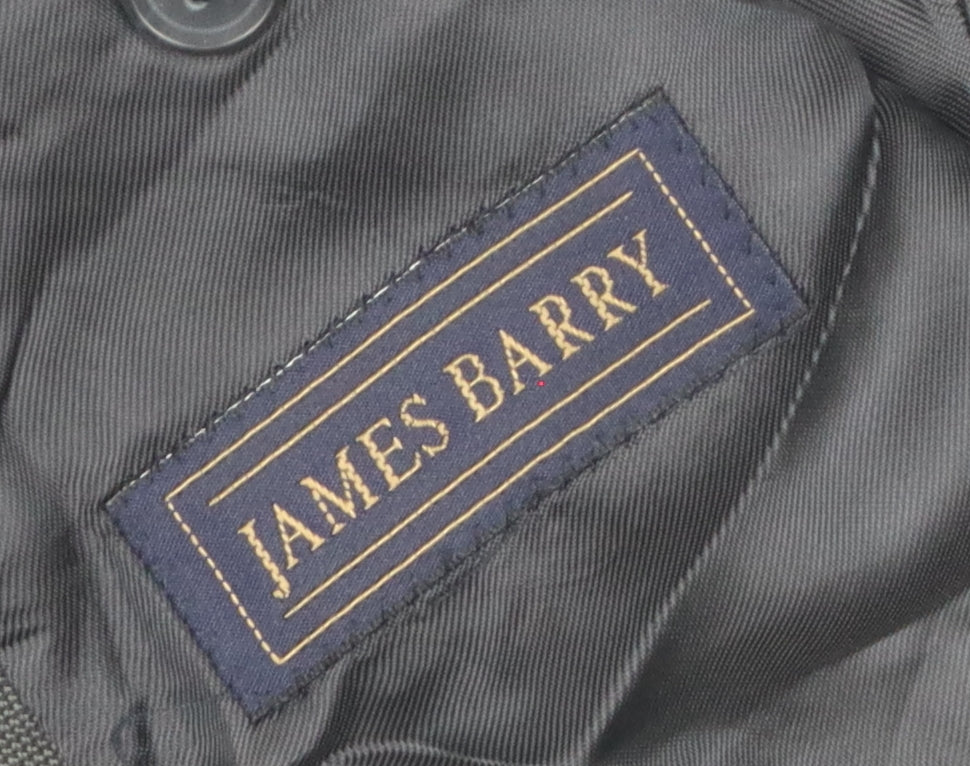 James Barry Men's Black Suit Jacket Size 42 S