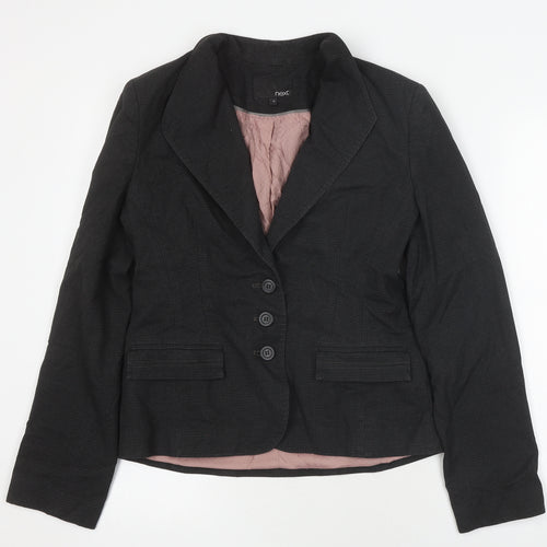 Next Women's Black Regular Fit Suit Jacket Size 10