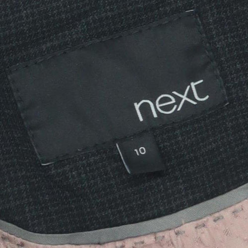 Next Women's Black Regular Fit Suit Jacket Size 10