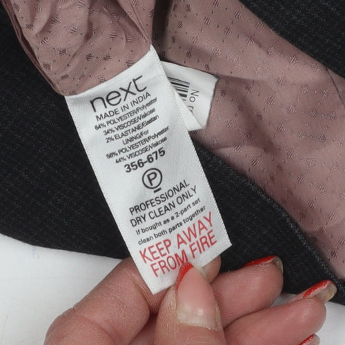 Next Women's Black Regular Fit Suit Jacket Size 10