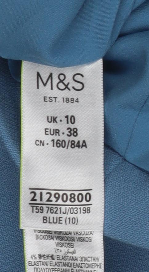 Marks and Spencer Blue Women's Blazer Size 10