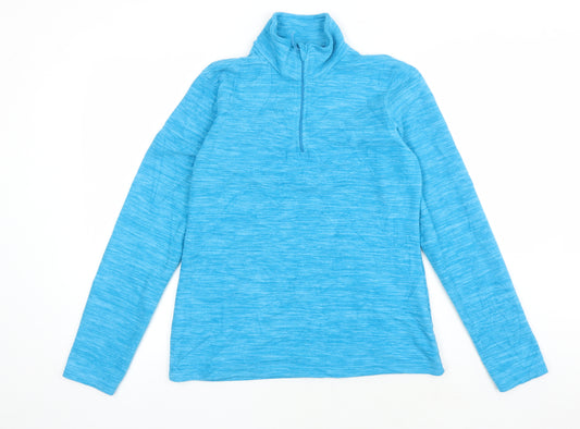 Mountain Warehouse Women's Blue Fleece Pullover, Size 10