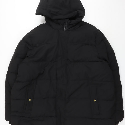 Marks and Spencer Men's Black 4XL Puffer Jacket