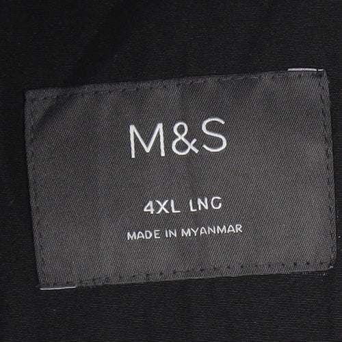 Marks and Spencer Men's Black 4XL Puffer Jacket