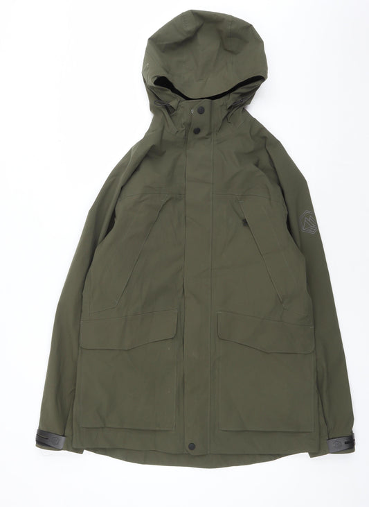 Marks and Spencer Men's Green Parka S Casual Outdoor