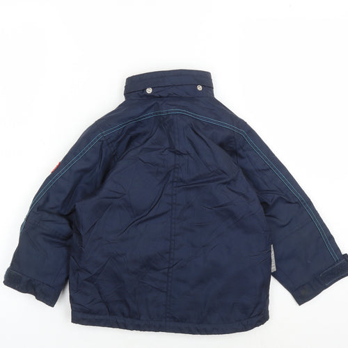 Ticket to Heaven Boys Blue Hooded Jacket 2 Years