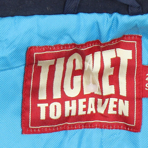 Ticket to Heaven Boys Blue Hooded Jacket 2 Years