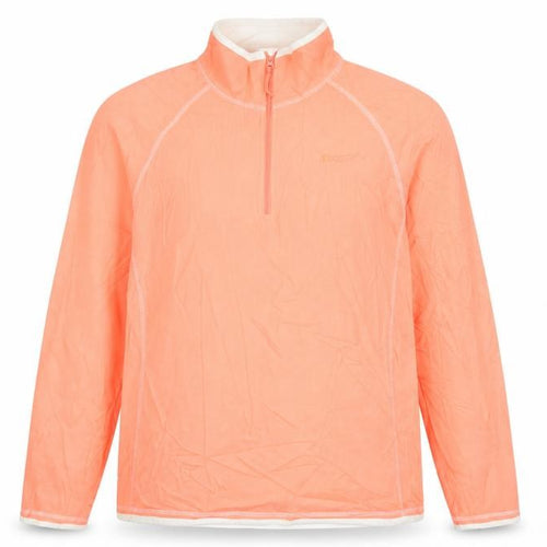Mountain Warehouse Women's Orange Fleece Pullover Sweatshirt, Size 14