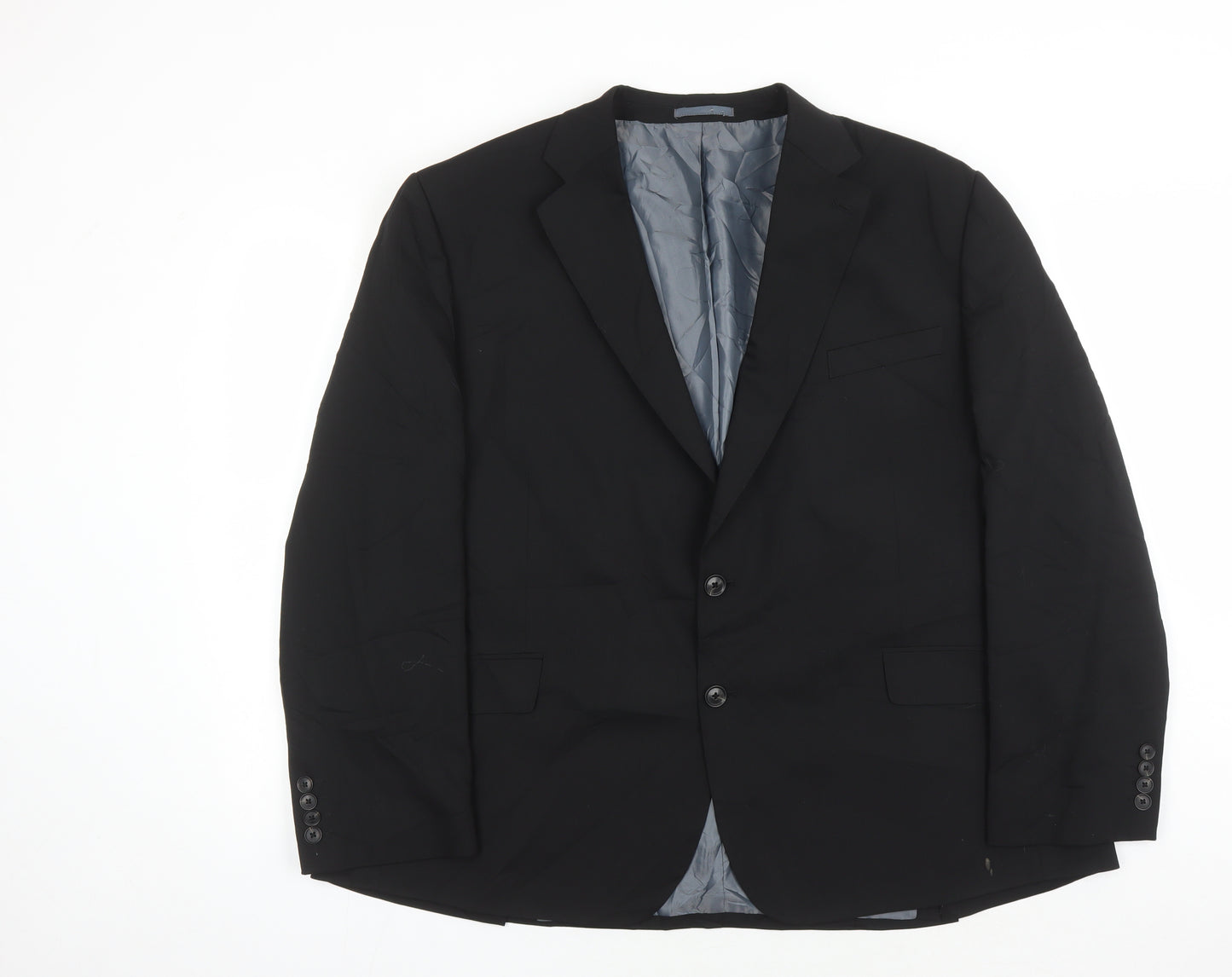 Marks and Spencer Men's Black Wool Blazer 44L