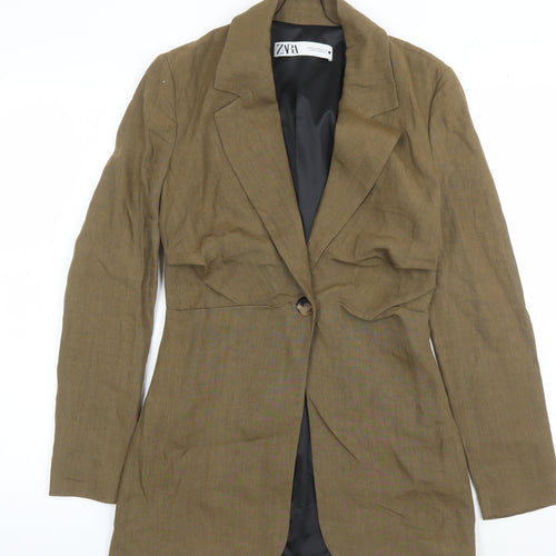 Zara Women’s Brown XS Slim Fit Suit Jacket