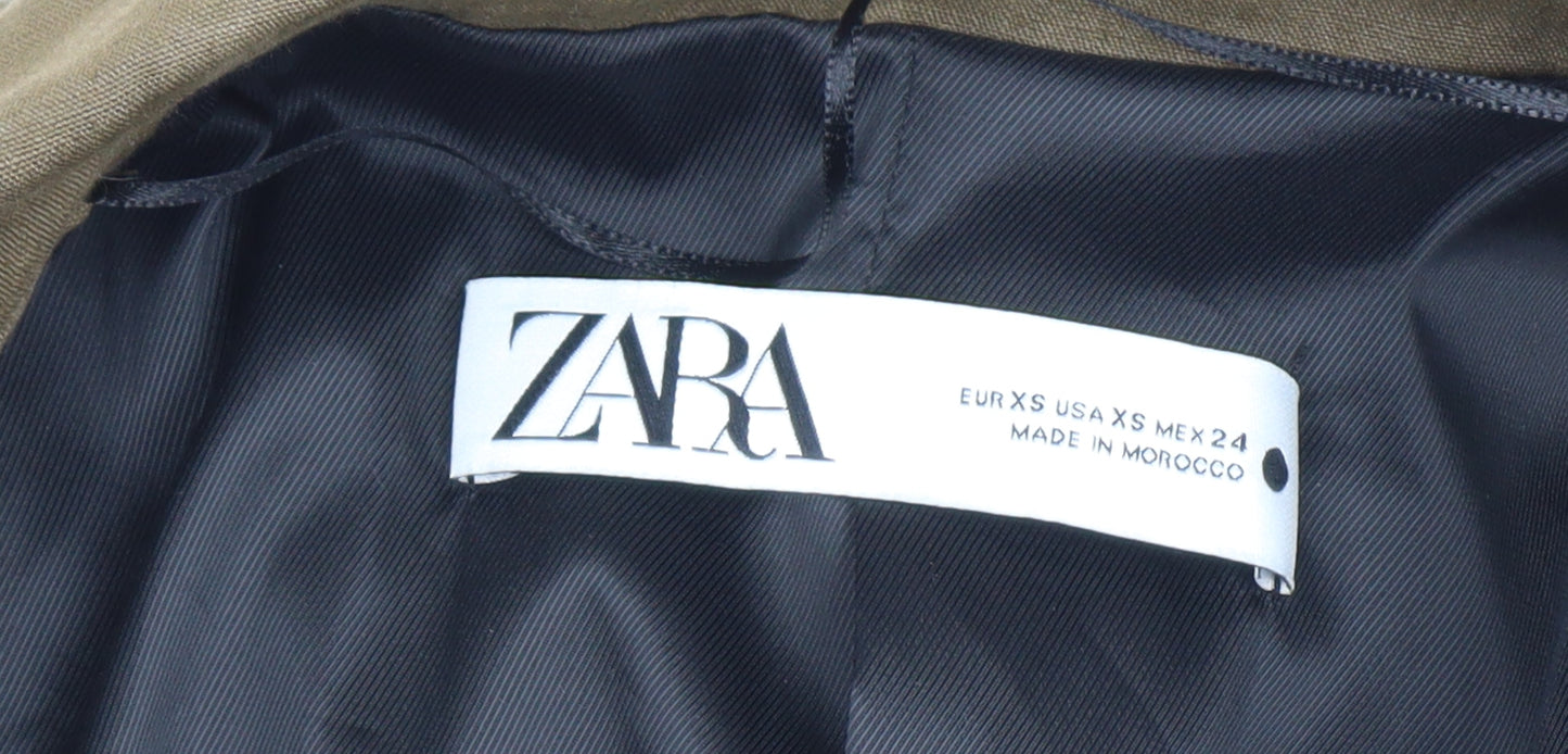 Zara Women’s Brown XS Slim Fit Suit Jacket