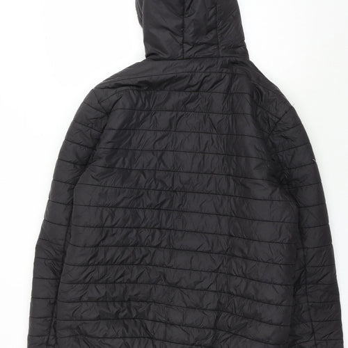 ASOS Men's Black Nylon Puffer Jacket - M