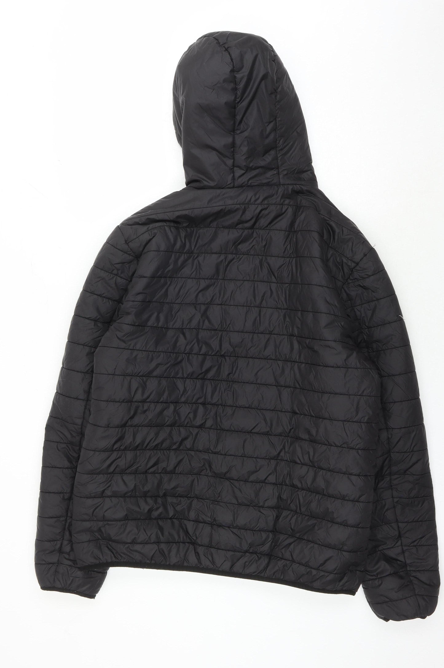 ASOS Men's Black Nylon Puffer Jacket - M