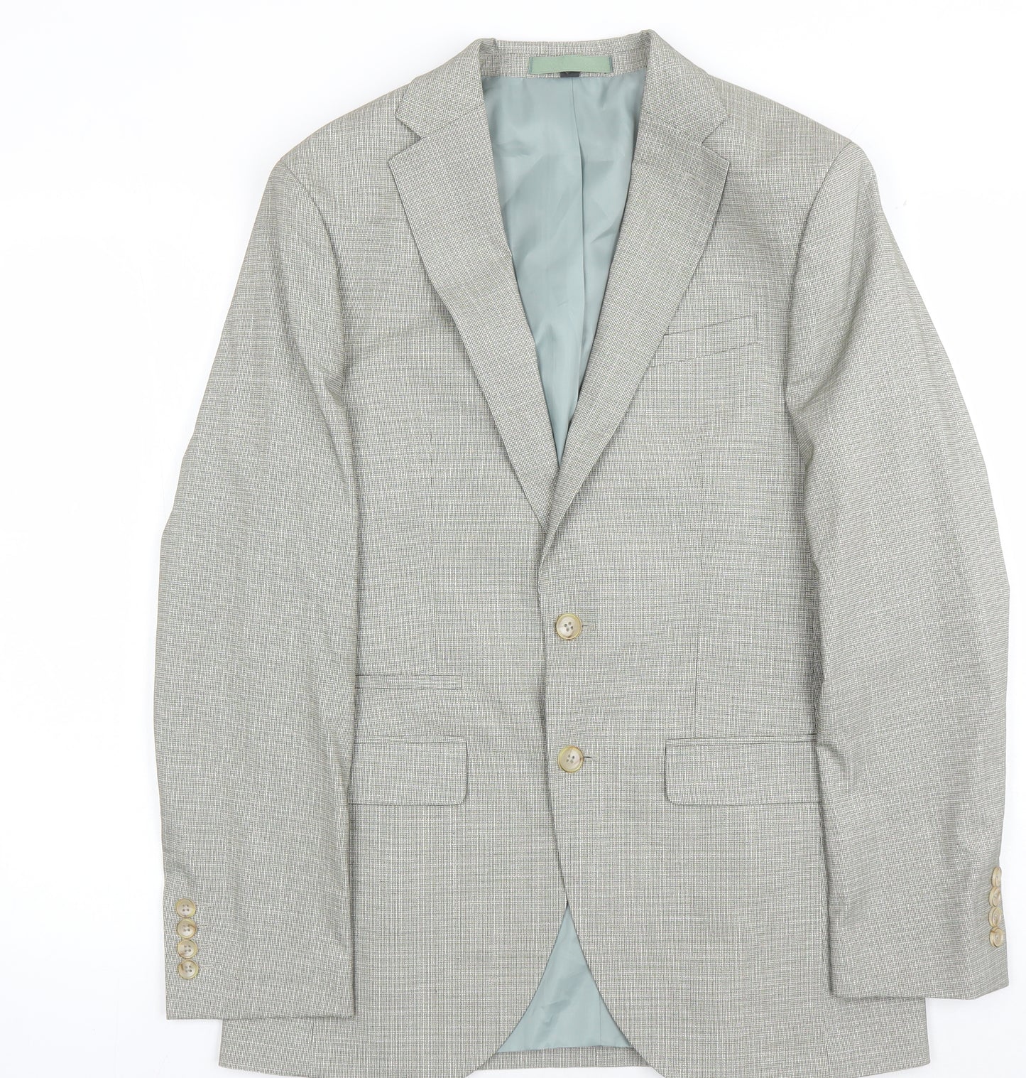 Marks and Spencer Men's Grey Slim Fit Blazer 38R