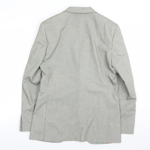 Marks and Spencer Men's Grey Slim Fit Blazer 38R