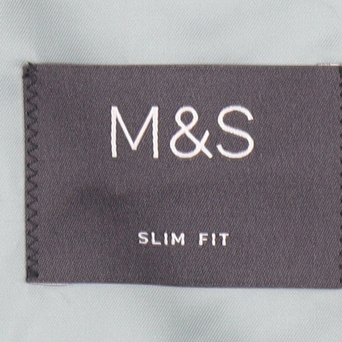 Marks and Spencer Men's Grey Slim Fit Blazer 38R