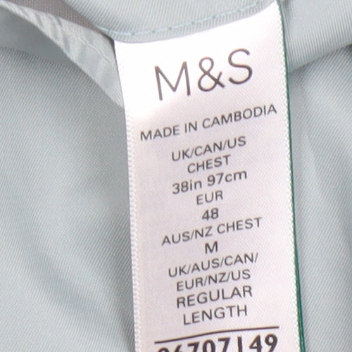Marks and Spencer Men's Grey Slim Fit Blazer 38R