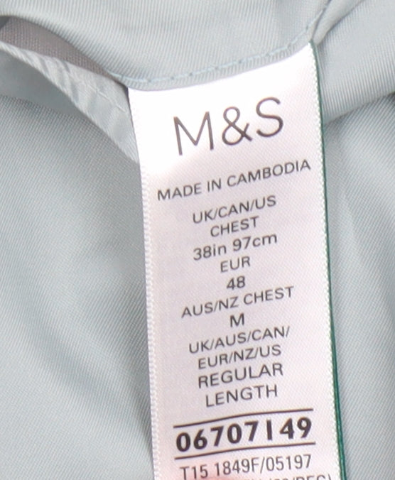Marks and Spencer Men's Grey Slim Fit Blazer 38R