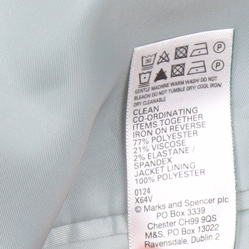 Marks and Spencer Men's Grey Slim Fit Blazer 38R