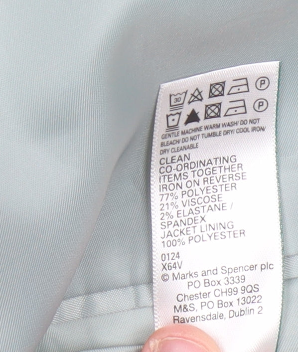Marks and Spencer Men's Grey Slim Fit Blazer 38R