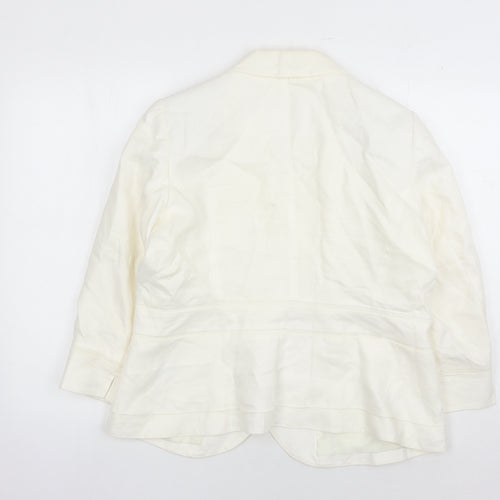 Marks and Spencer Women's Ivory Blazer Size 16