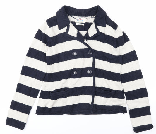 Seasalt Women's Nautical Striped Cardigan, Size 10