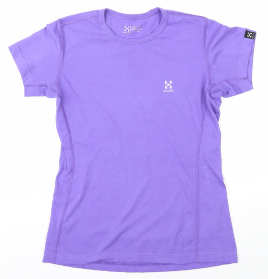 Haglofs Women's Purple Relaxed Fit T-Shirt