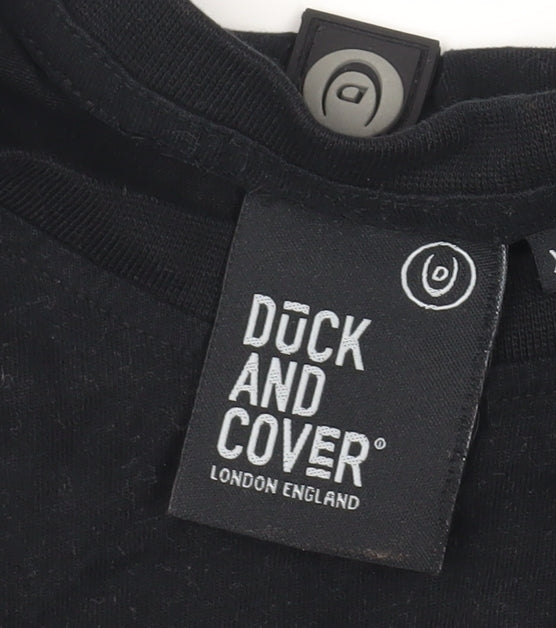 Duck and Cover Men's Black Regular Fit T-Shirt L