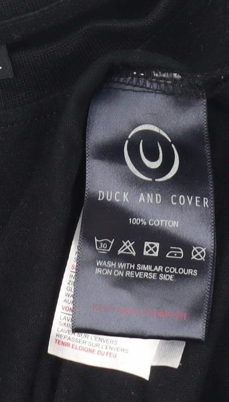 Duck and Cover Men's Black Regular Fit T-Shirt L