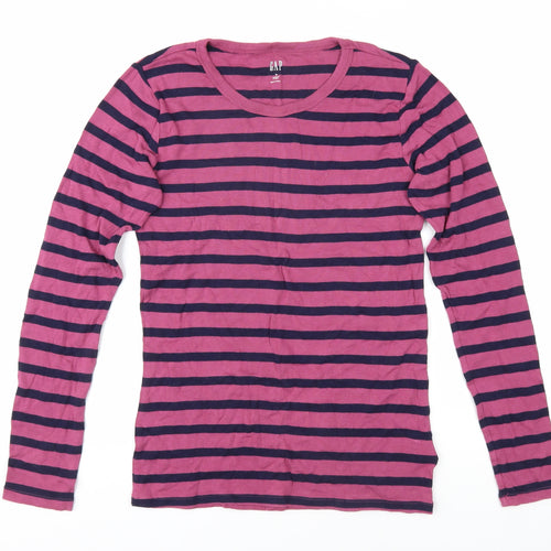 GAP Women's Striped Long Sleeve Jersey T-Shirt M