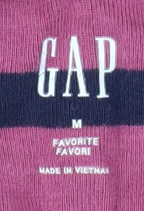 GAP Women's Striped Long Sleeve Jersey T-Shirt M