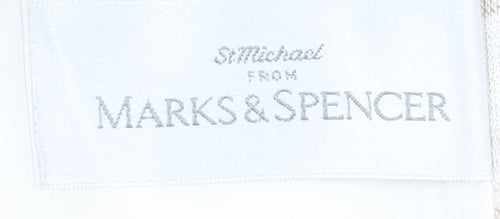 Marks and Spencer Women's Beige Check Blazer Size 10