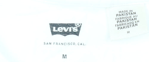 Levi's Men's White Graphic Logo T-Shirt M Medium