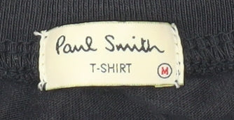 Paul Smith Men's Black Art Print T-Shirt - M