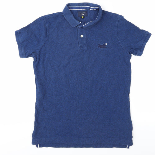 Superdry Men's Blue Polo Shirt M