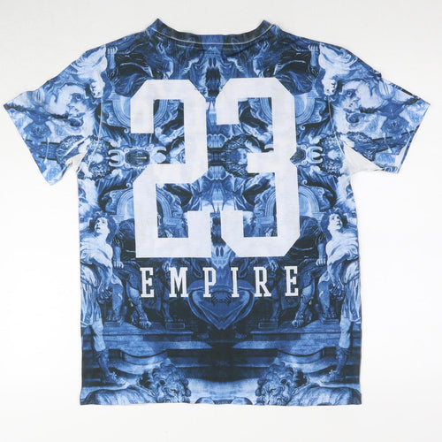 Supply & Demand Men's Blue Graphic Print T-Shirt