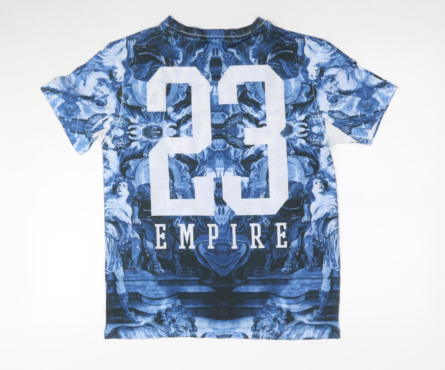 Supply & Demand Men's Blue Graphic Print T-Shirt