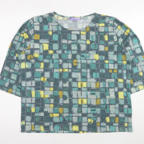 Honor Millburn Women's Multicoloured Geometric Top 18-20