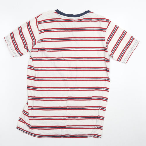 Mennace Classic Red Striped T-Shirt XS