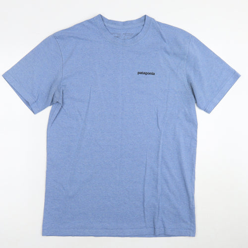 Patagonia Men's Blue Regular Fit T-Shirt, Size M