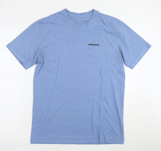 Patagonia Men's Blue Regular Fit T-Shirt, Size M