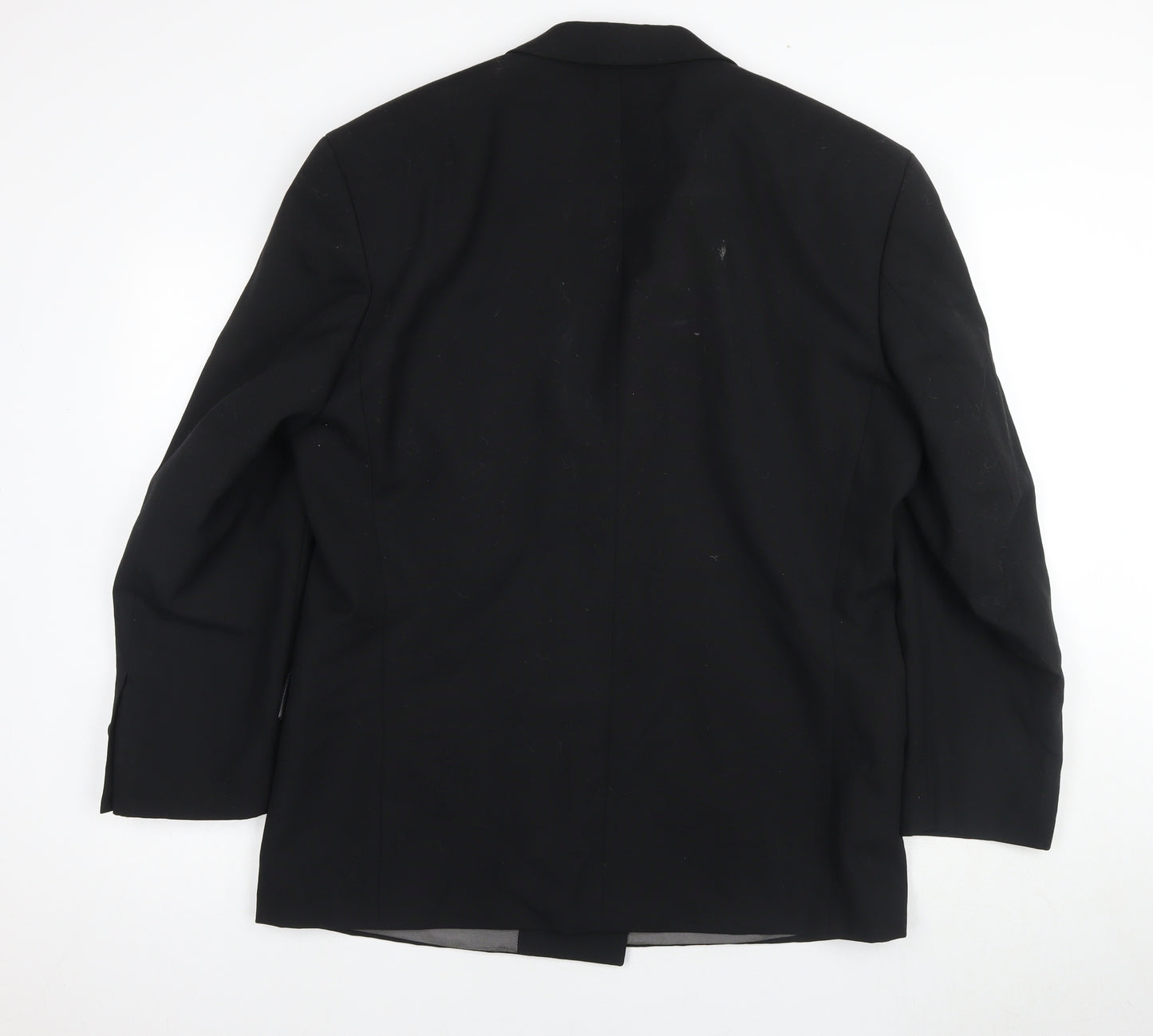 Horne Brothers Men's Black 42R Double-Breasted Blazer