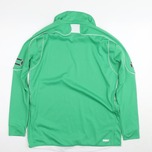 Stanno Men's Green Long Sleeve Athletic Pullover