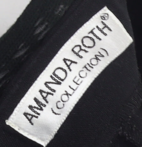 Amanda Roth Women's Black Dress Trousers, Size 18