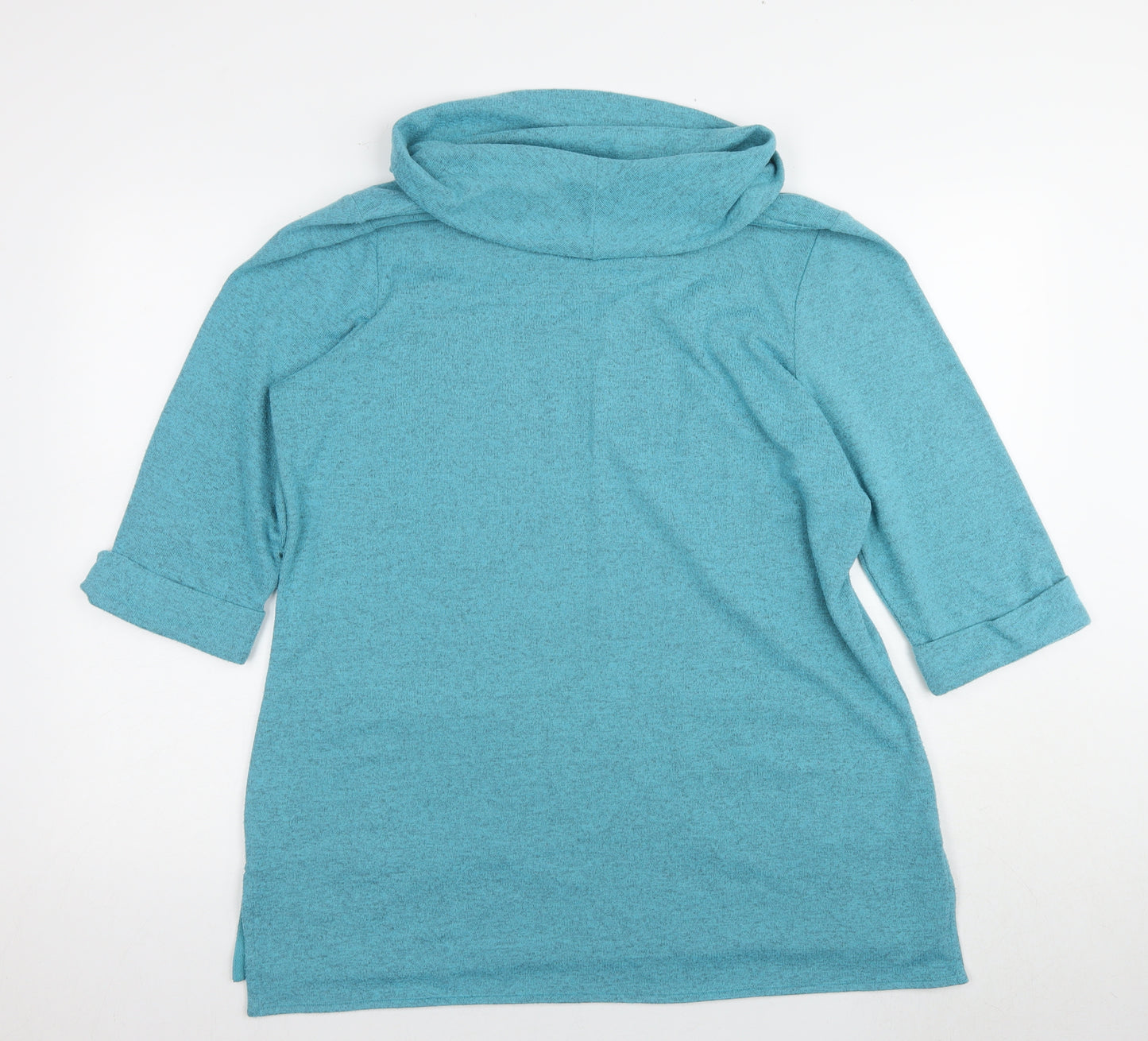 TIGI Women's Blue Cowl Neck Tunic, Size 18