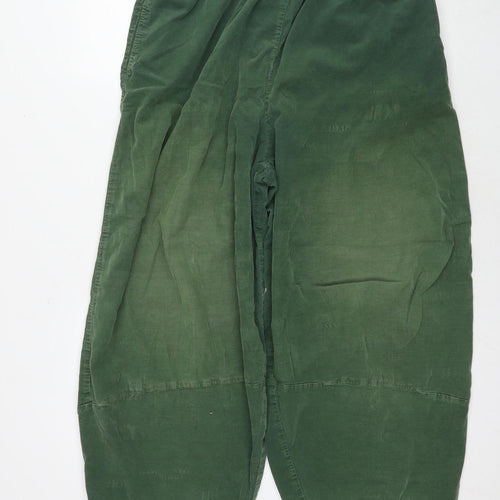 Cut Loose Women's Green Relaxed Fit Trousers L